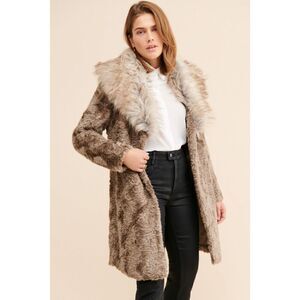 Unreal Fur Elixir Faux Fur Coat Women's Small Jacket